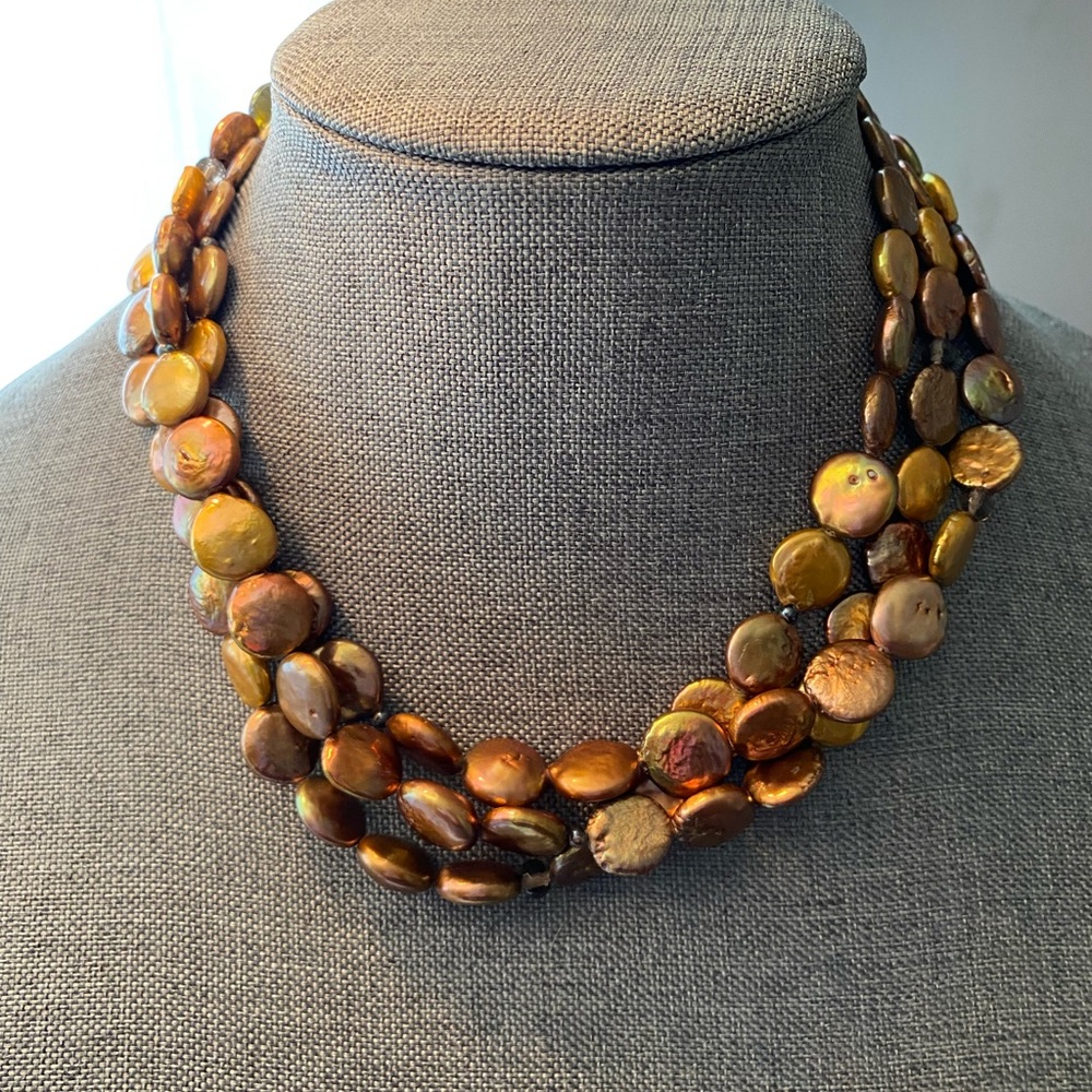Silpada coin pearl necklace